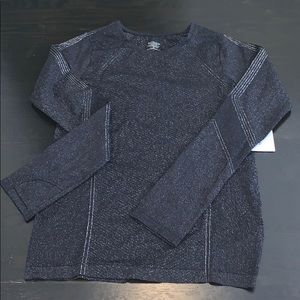 Athleta flurry shine base layer top